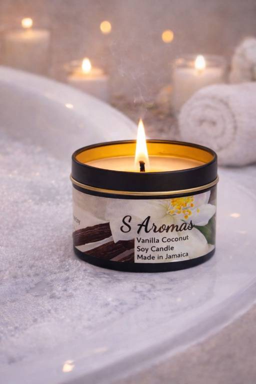 4oz Vanilla Coconut-Soy Candle